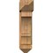 Ekena Millwork Balboa Arts and Crafts Rough Sawn Bracket w/ Offset Brace, Western Red Cedar, 8"W x 24"D x 32"H BKT0806X24X32BOA03RWR - alternate 4